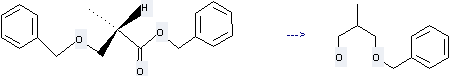 The 3-(Benzyloxy)-2-methylpropan-1-ol can be obtained by Benzyl 3-(phenylmethoxy)-2-methylpropanoate.